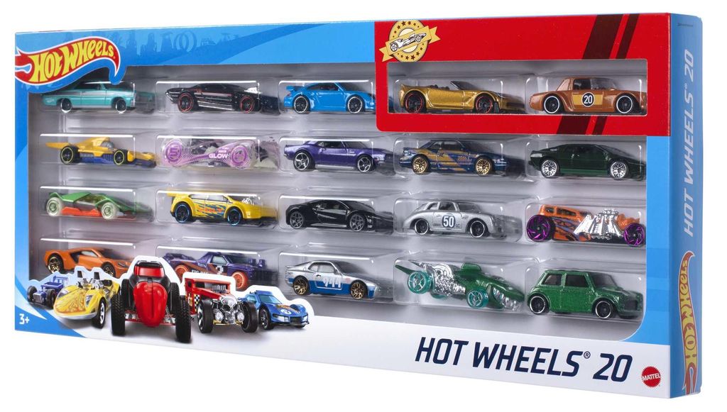 Hot Wheels 20er Geschenkset Sortiment Produktbild 