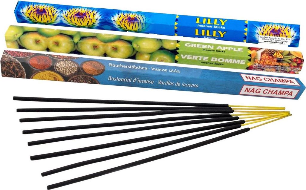 Einsteiger Räucherstäbchen Set inkl. Räucherstäbchenhalter Produktbild 