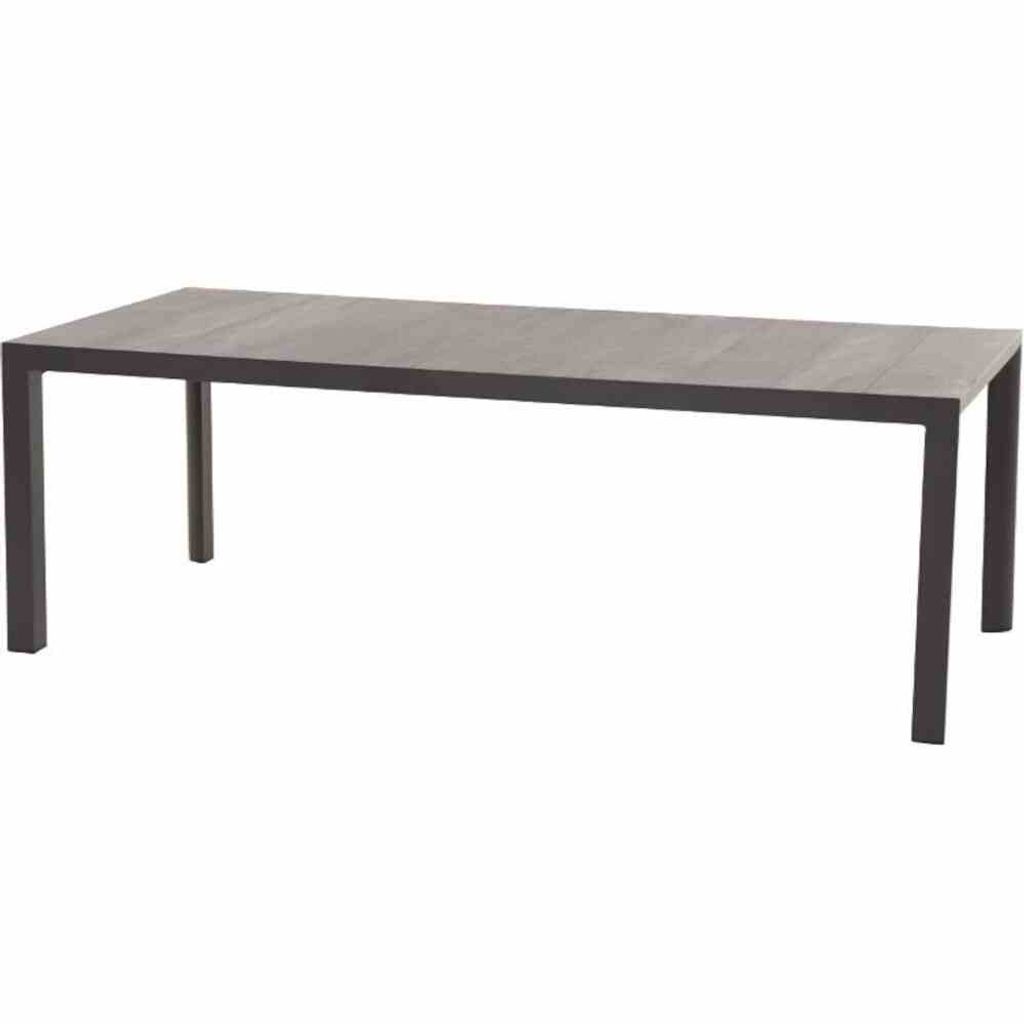 Siena Garden Dining Tisch Silva 220x100 cm anthrazit/wood Produktbild 