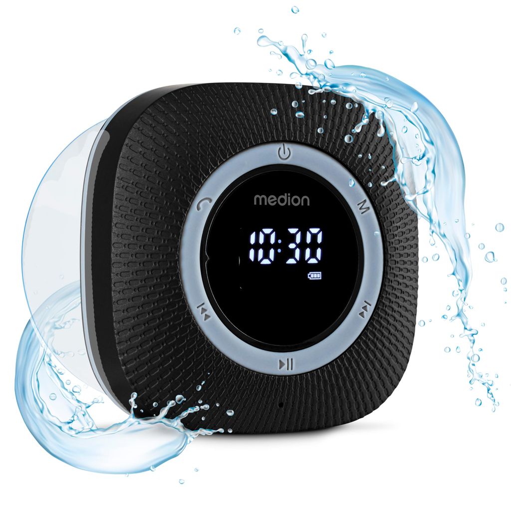 MEDION S66884 Duschradio mit Bluetooth (Badradio, UKW Produktbild 