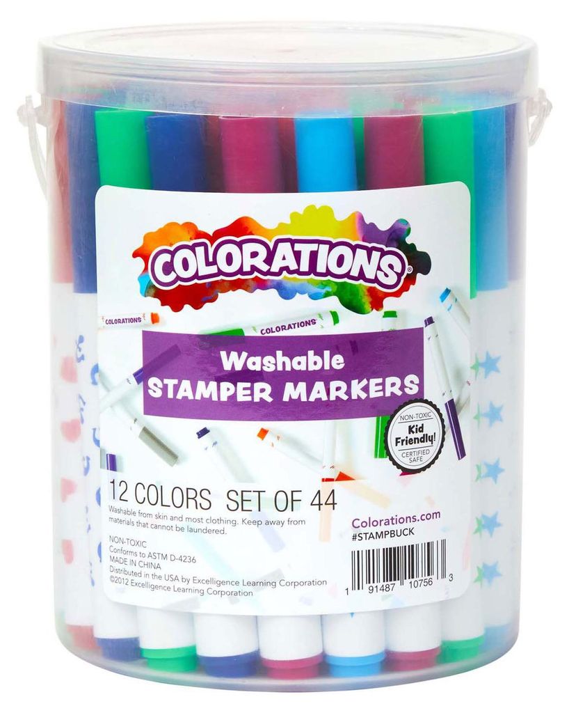 Colorations - waschbare Stempelmarker, 44 Stk.