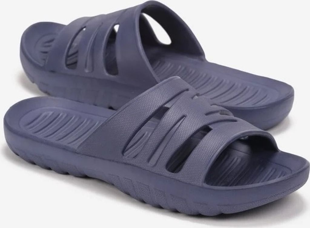 Damen Herren Badeslipper Hausschuhe Pool Garten Iffanire Dunkelblau Gr.37