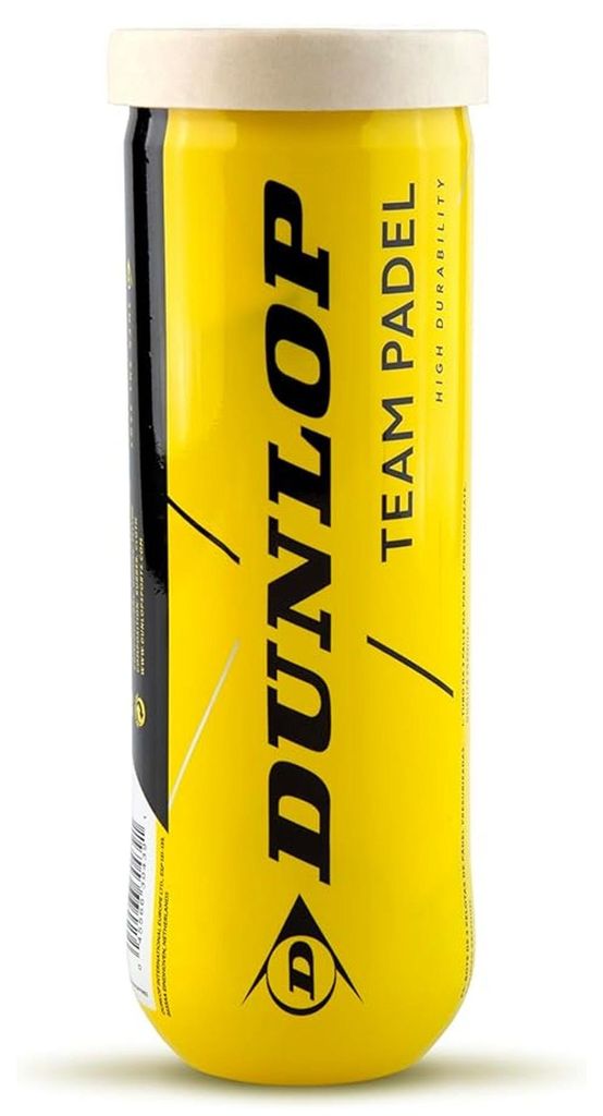 Pack de 3 balles Dunlop Team Padel D Pb multicolores Image du produit 
