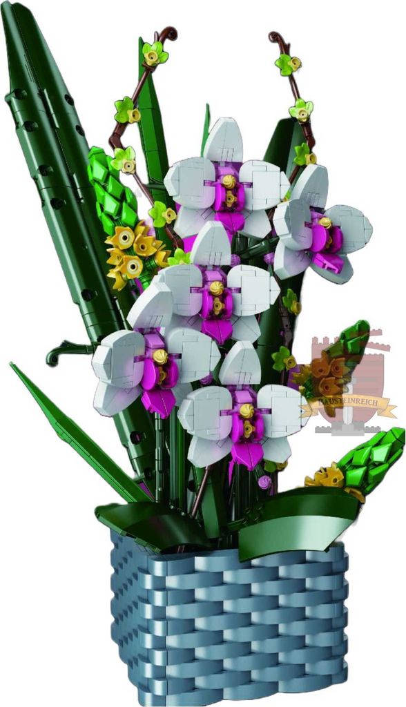 10025 Bloki zaciskowe Night butterfly orchid (Mould King) Zdjęcie produktu 