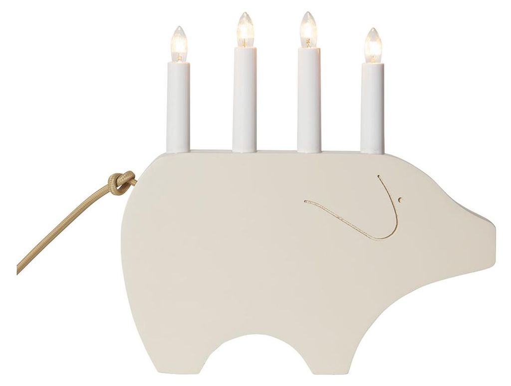 Star Trading 644-57, Leichte Dekorationsfigur, Weiß, IP20, Produktbild 