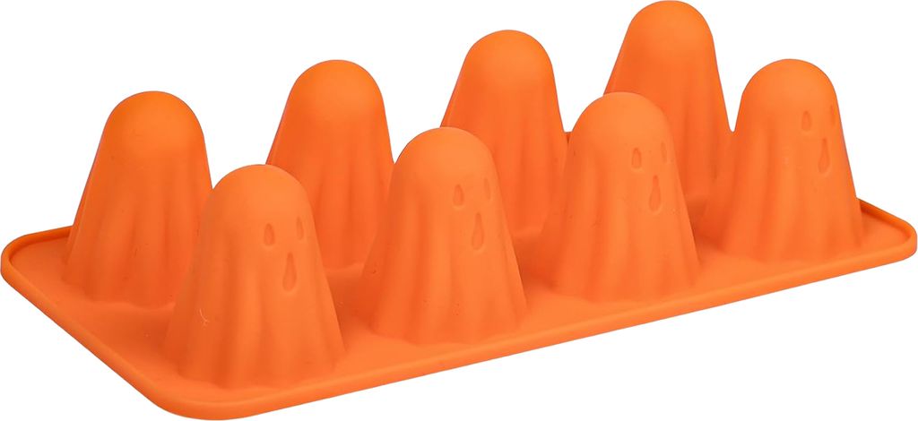 1/2 Stück 3D-Geister-Silikonform für Schokolade, Desserts, Süßigkeiten, Gelee, lebensmittelechte Gebäckform in Geisterform, leicht zu lösen, ...