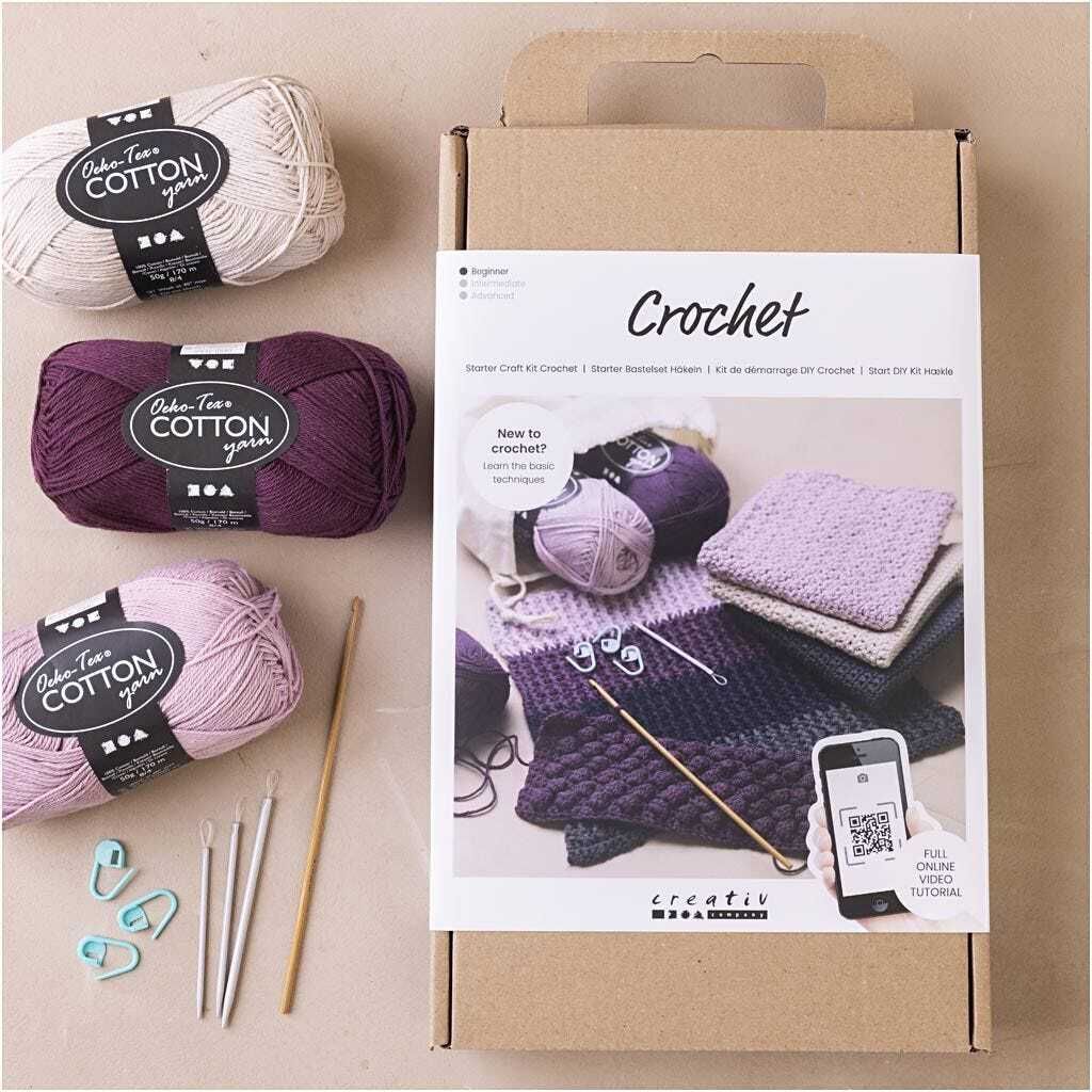 Creativ Company CC Starter-Set Häkeln lernen Produktbild 9