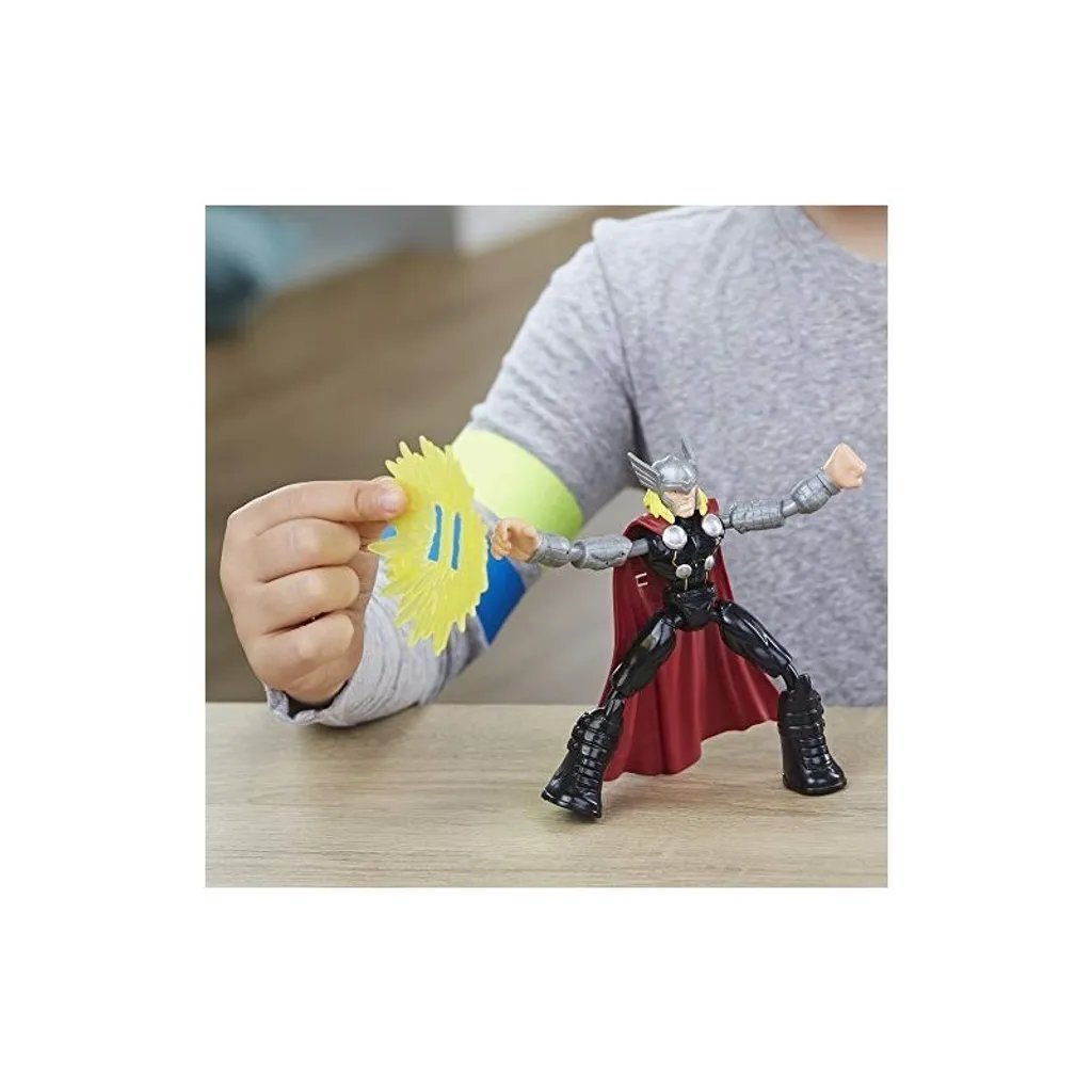 Figurines Hasbro Marvel Avengers Bend and Flex Thor Vs Loki E8932 - 4