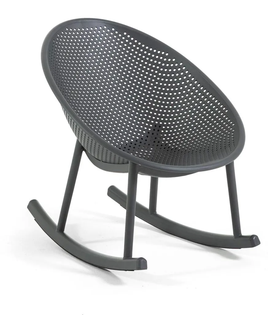 Fauteuil à bascule pour terrasse, balcon et piscine, modèle Clio