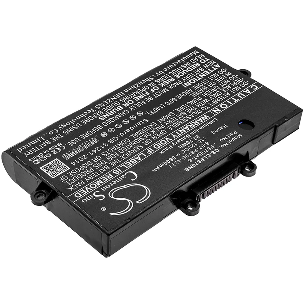 Batterie Ordinateur Portable pour Clevo P870DM-G P8700S et Sager NP9870-S