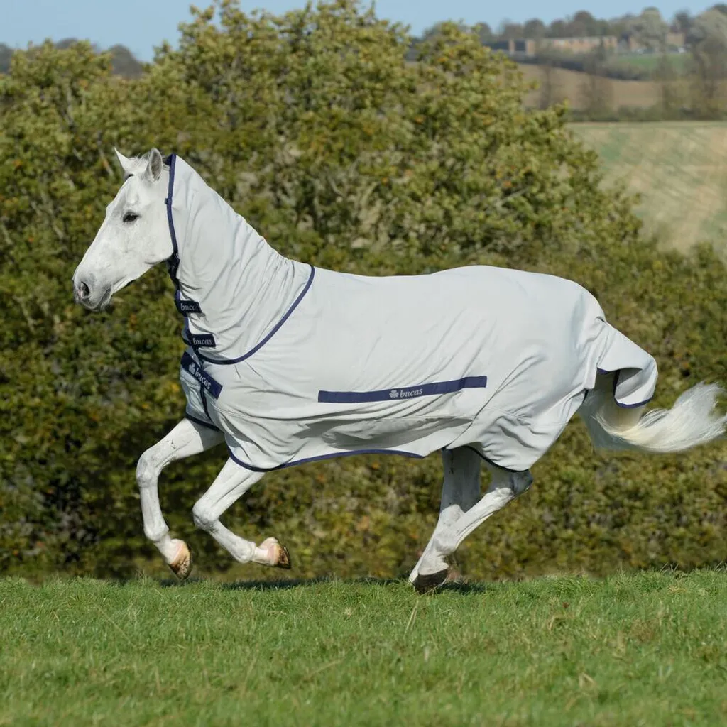 Coperta Pony Bucas Sweet-Itch Argento | Consigliata dal Tuo Sellaio