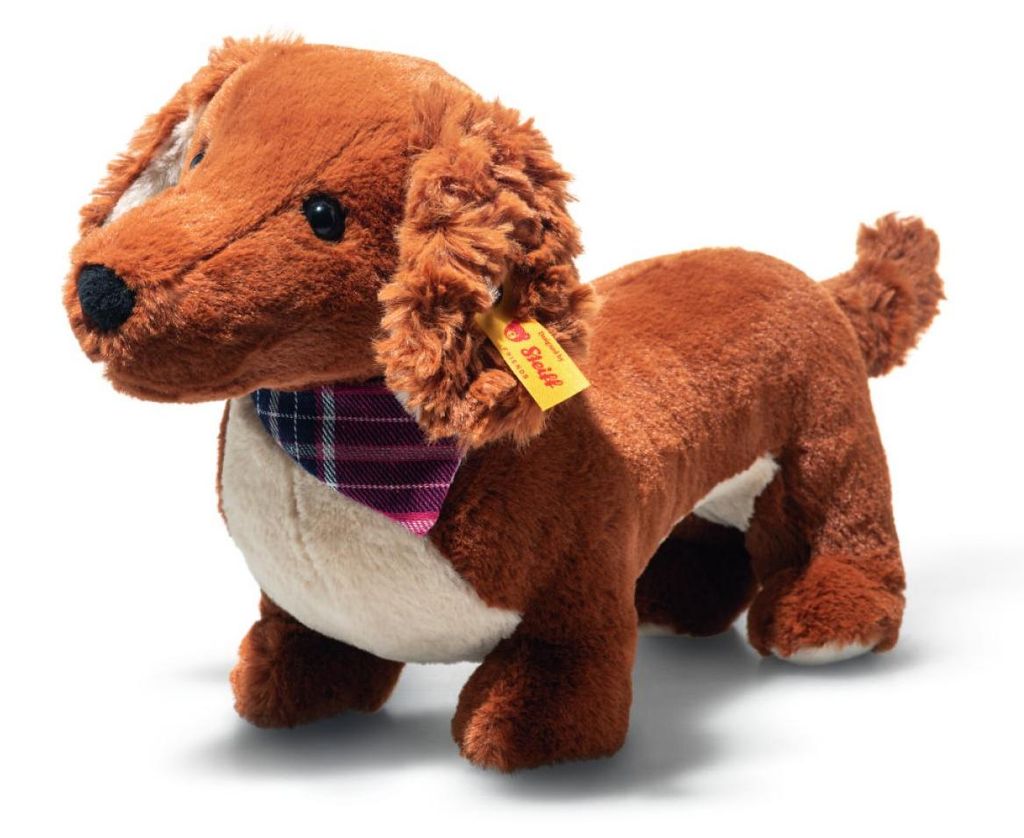 Steiff Kuscheltier Soft Cuddly Friends Hund Dackel Waldi Produktbild 
