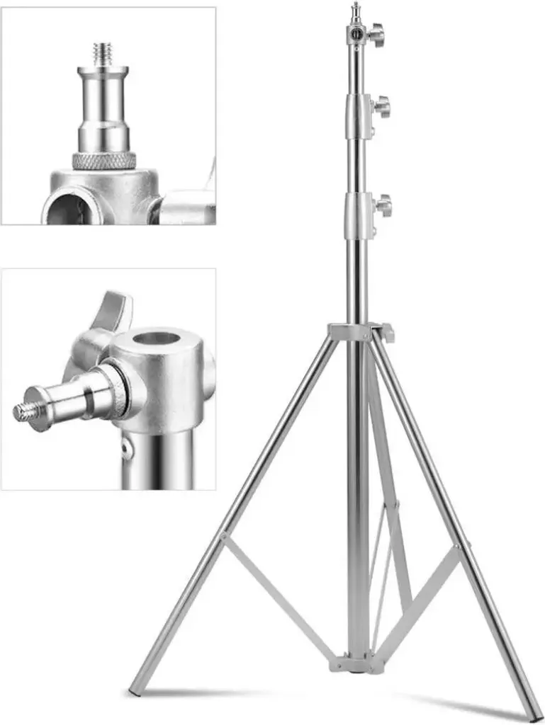 OFFERTA Stativo Luci Inox 280cm | Il Più Robusto del Mercato