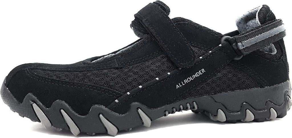 Allrounder by Mephisto Niro C. Suede Slipper Schwarz in Gr. Produktbild 