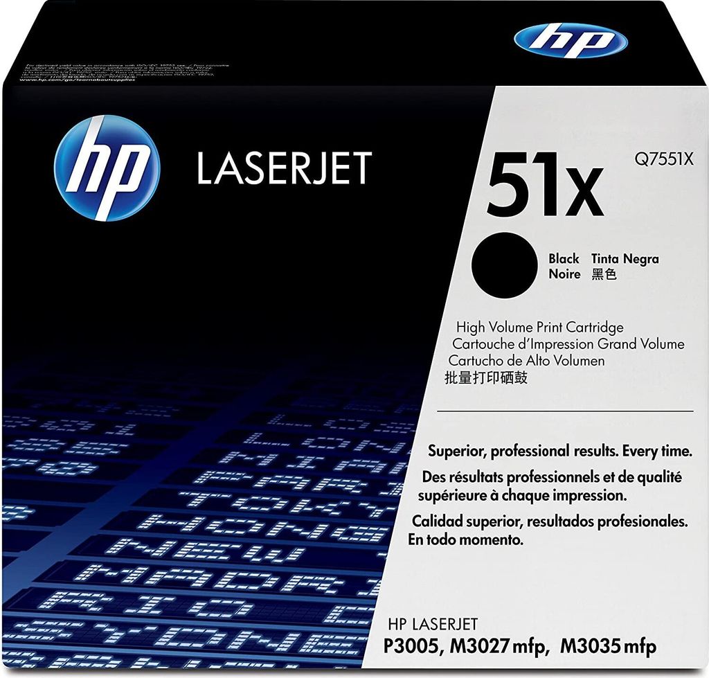HP Q7551X XL black (Verpackung beschädigt) Produktbild 