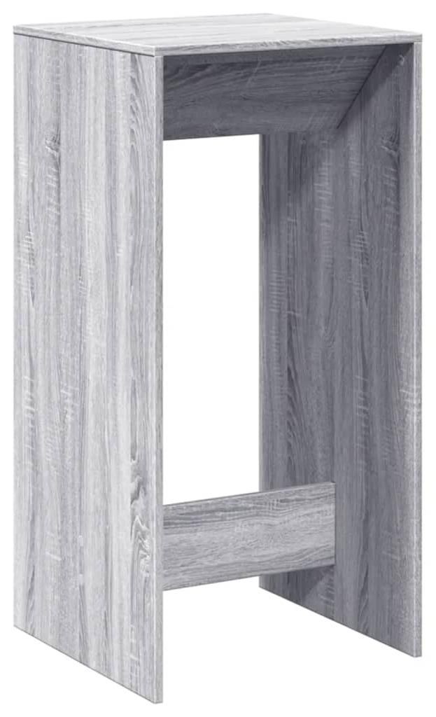 vidaXL Bartisch Grau Sonoma 51x50x103,5 cm Holzwerkstoff Produktbild 