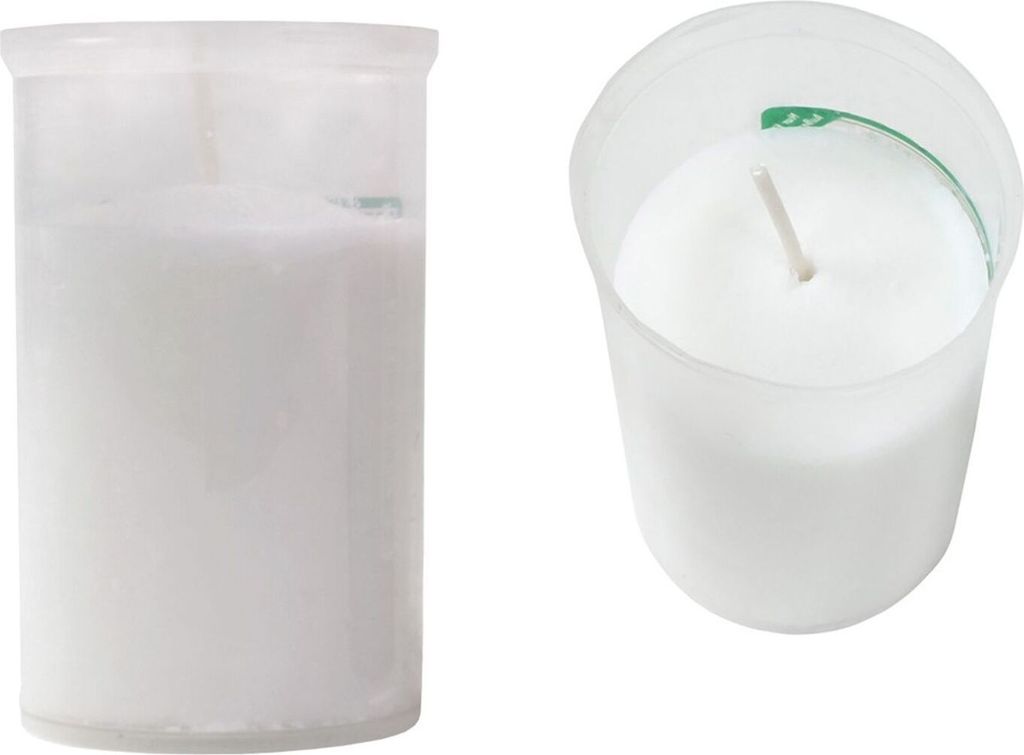 Grabkerze weiß Tagebrenner Grablicht Trauerkerze Grableuchte Grabschmuck