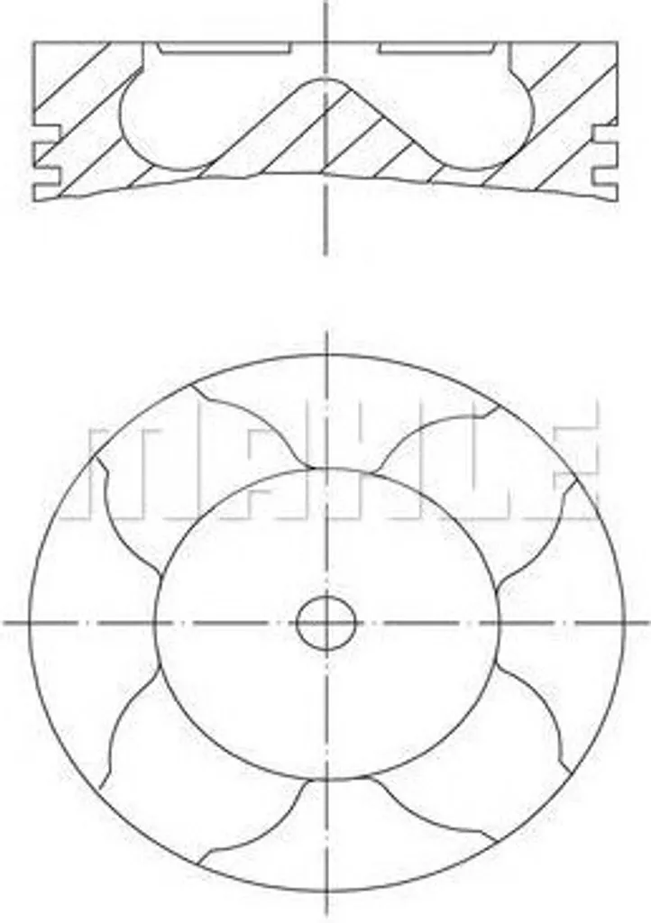 Rénovation Moteur BMW : Piston MAHLE 081 PI 00103 001 pour E90 E91 E60