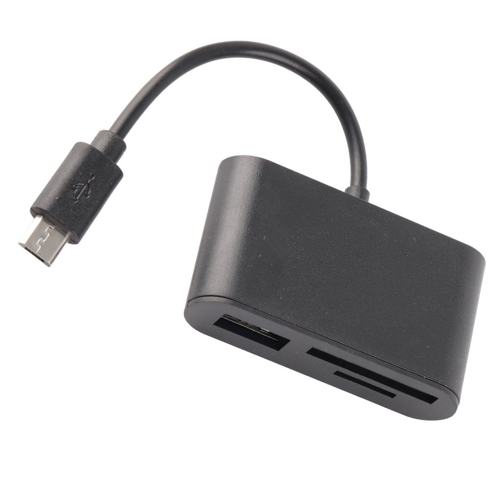 Czytnik kart Micro USB, czytnik kart pamięci, czytnik kart Zdjęcie produktu 