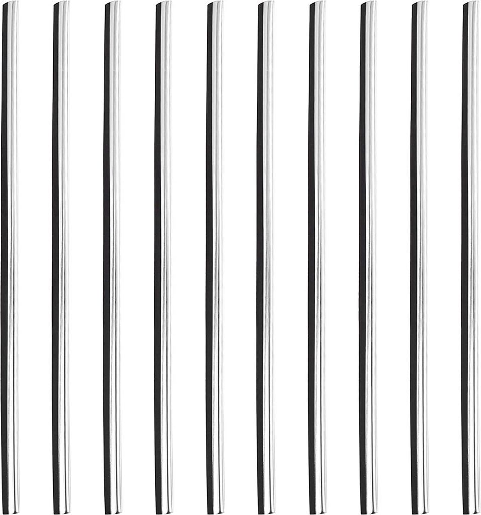 10 Stück Auto Klimaanlage Lüftungsgitter Zierleiste Lüftungsschlitz Silberton