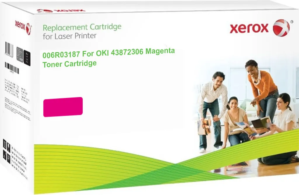 Toner Magenta compatible OKI 43872306 par Xerox pour 2000 pages nettes