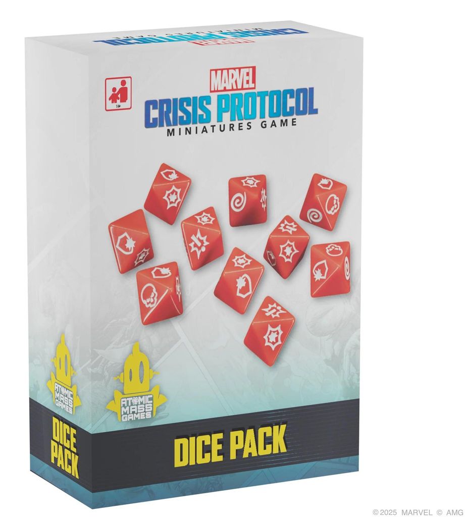 Marvel Crisis Protocol – Würfelpack (10 personalisierte Würfel)