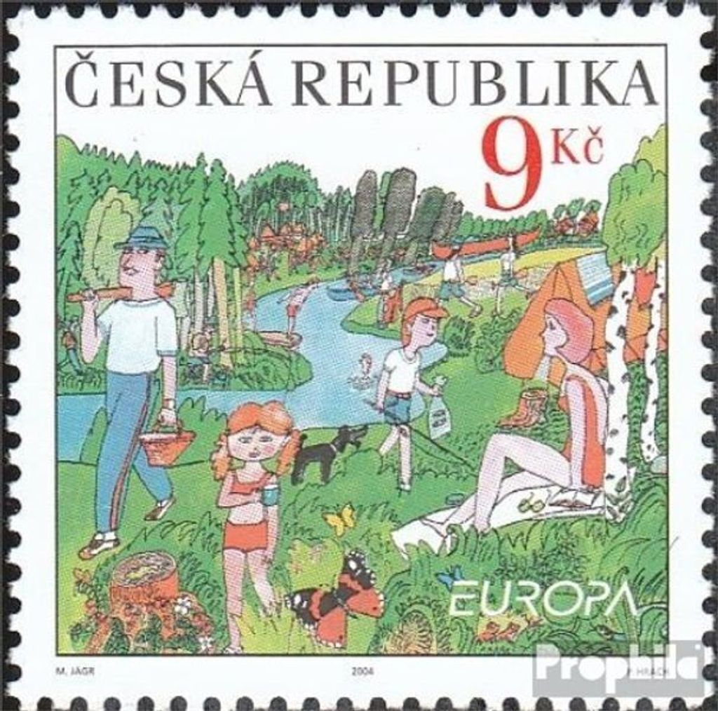 Briefmarken Tschechien 2004 Mi 395 (kompl.Ausg.) postfrisch Ferien
