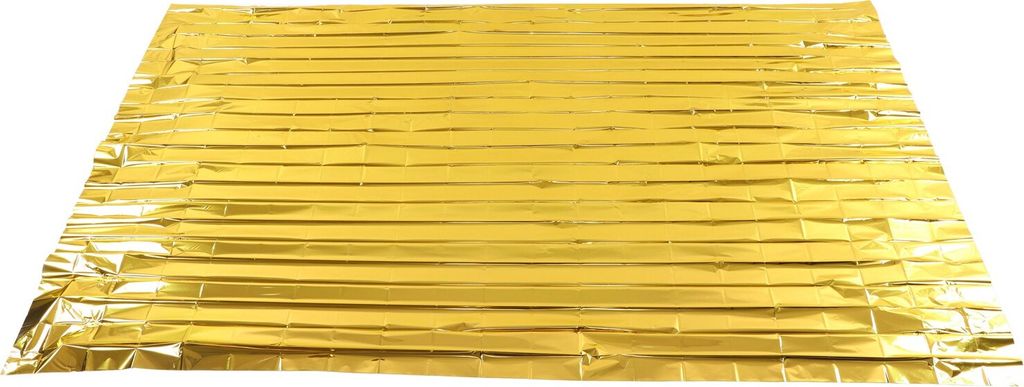 š¹berlebensdecke, lebensrettende Sonnenschutz-Thermodecke, Notfallbedarf fš¹r den Au?enbereich, fš¹r Camping, Wandern, Gold/Silber