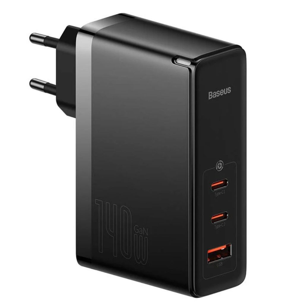 Baseus GaN5 Pro Schnellladegert 2C+U 140W (schwarz) Produktbild 