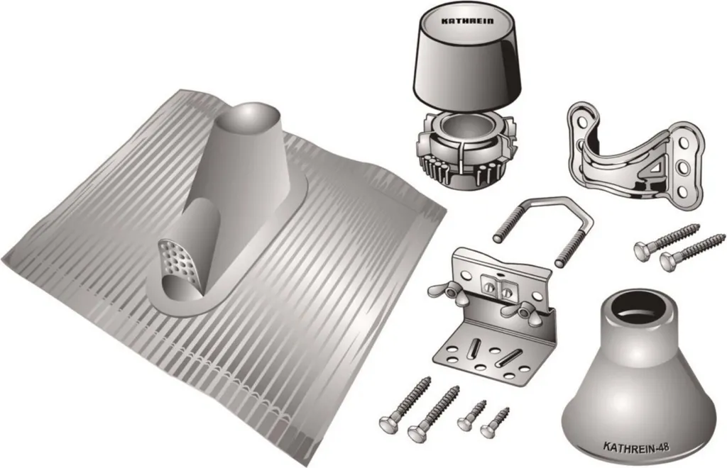 Kit de montage sur mât anti-vibration pour éliminer les pertes de signal