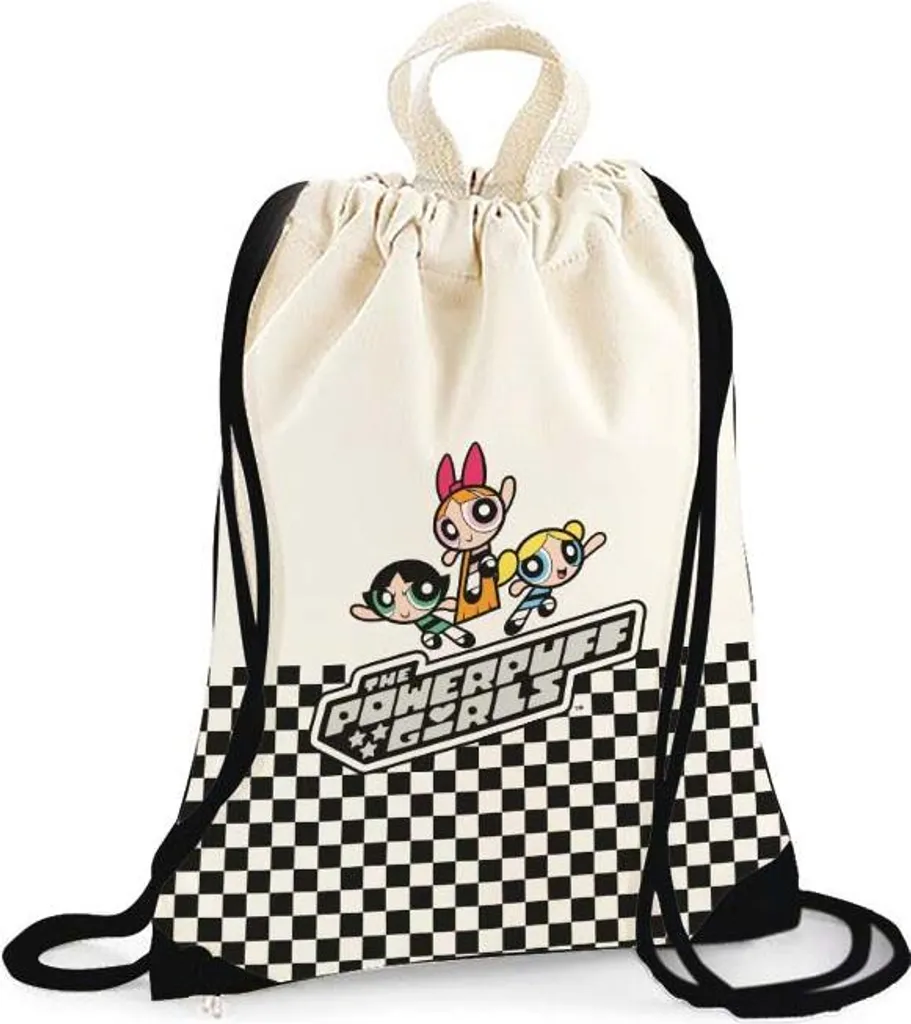 Borsa da ginnastica Creative Powerpuff Girls - Perfetta per la scuola, l'allenamento e il gioco! Elegante, funzionale e resistente. Contiene tutto il necessario!