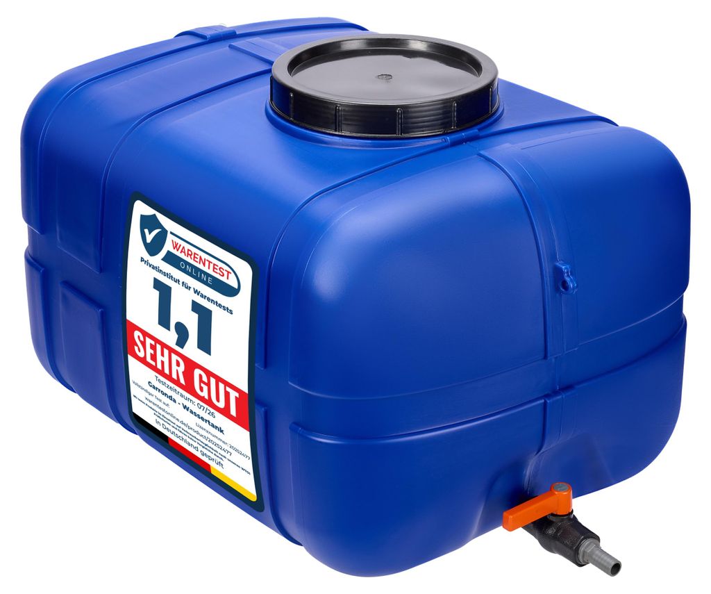 Garronda Wassertank 150 Liter Wasserbehälter mit Deckel Produktbild 