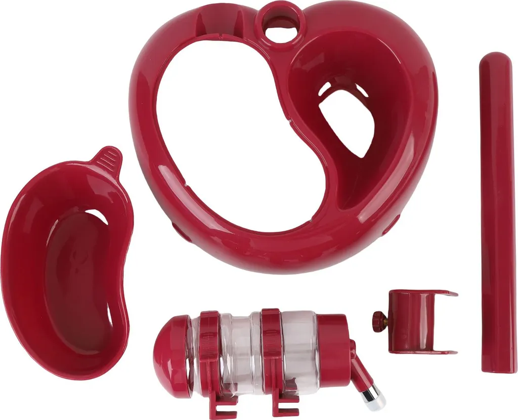 Abreuvoir ajustable pour chien en forme de cœur coloris rouge vin chic