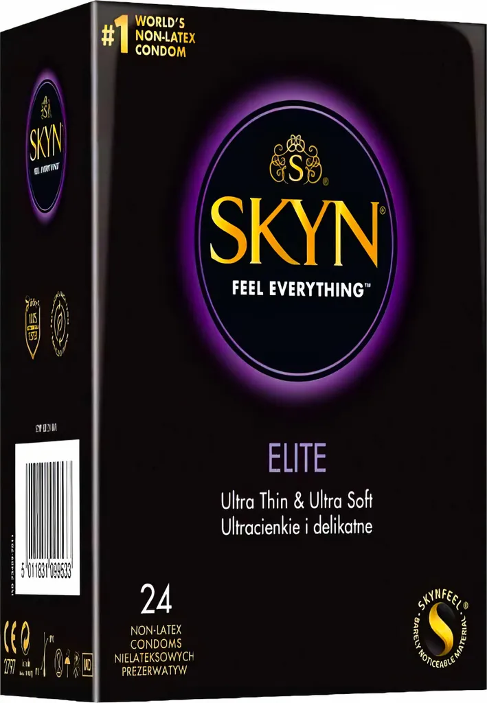 24 SKYN Elite Preservativi Senza Lattice Ultra Sottili 53mm - Offerta