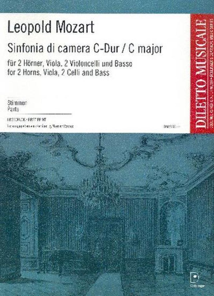 Sinfonia di camera C-Durfür 2 Hörner, Viola, 2 Violoncelli und Bass (Violone und Fagott)