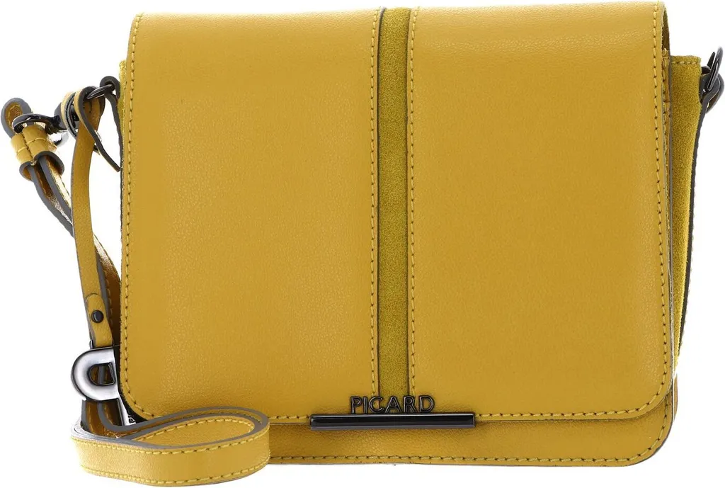 PICARD Borsa Sera Marie Giallo Limone | Vera Pelle Cowhide Lusso