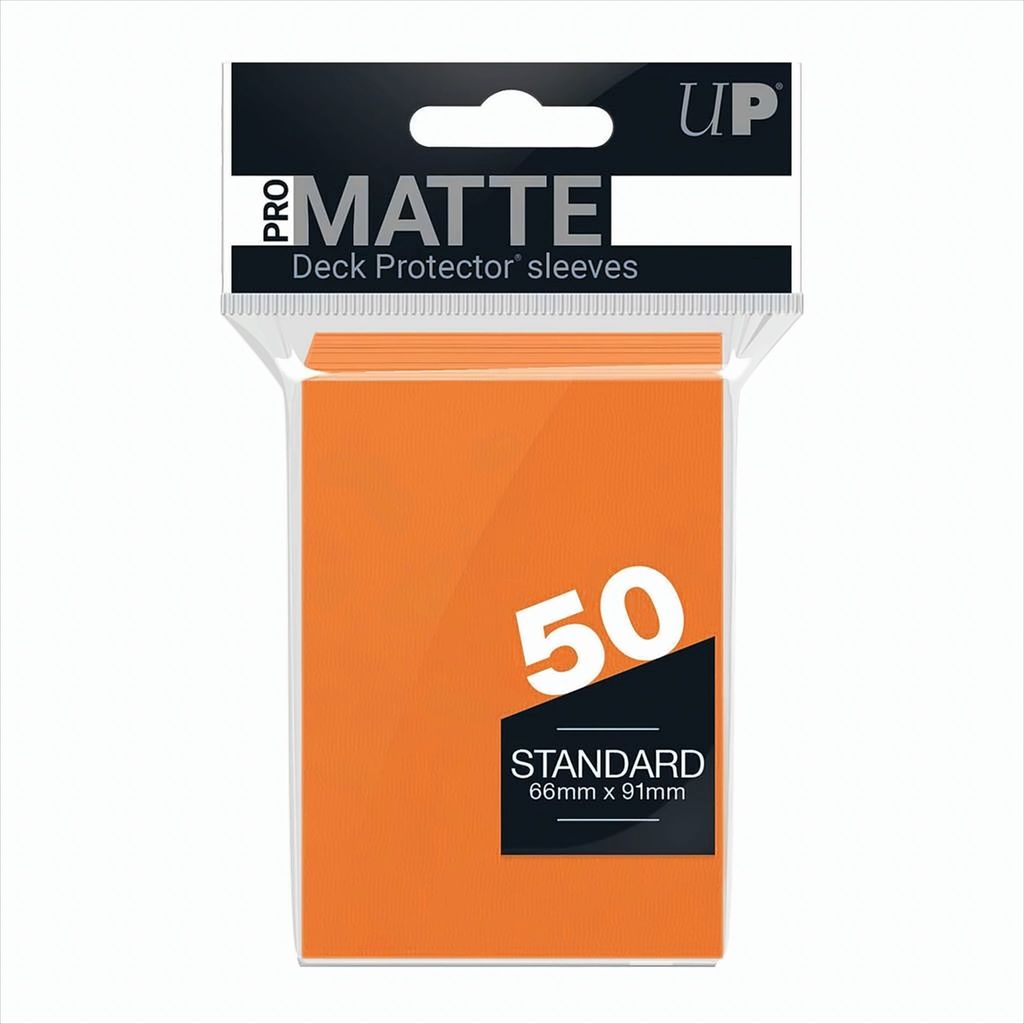 UP Pro-Matte Sleeves orange (50 pièces) Image du produit 