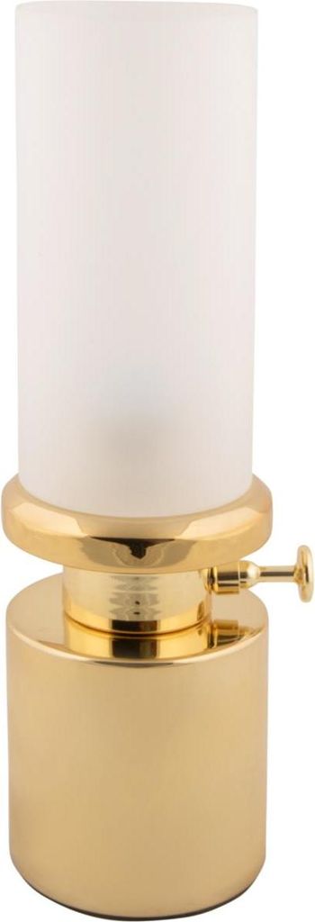 Leitmotiv - Tischleuchte Camp Led - Gold - 9x9x29.5cm Tischlampe - Nachttischlampe, Wohnzimmer, Schlafzimmer