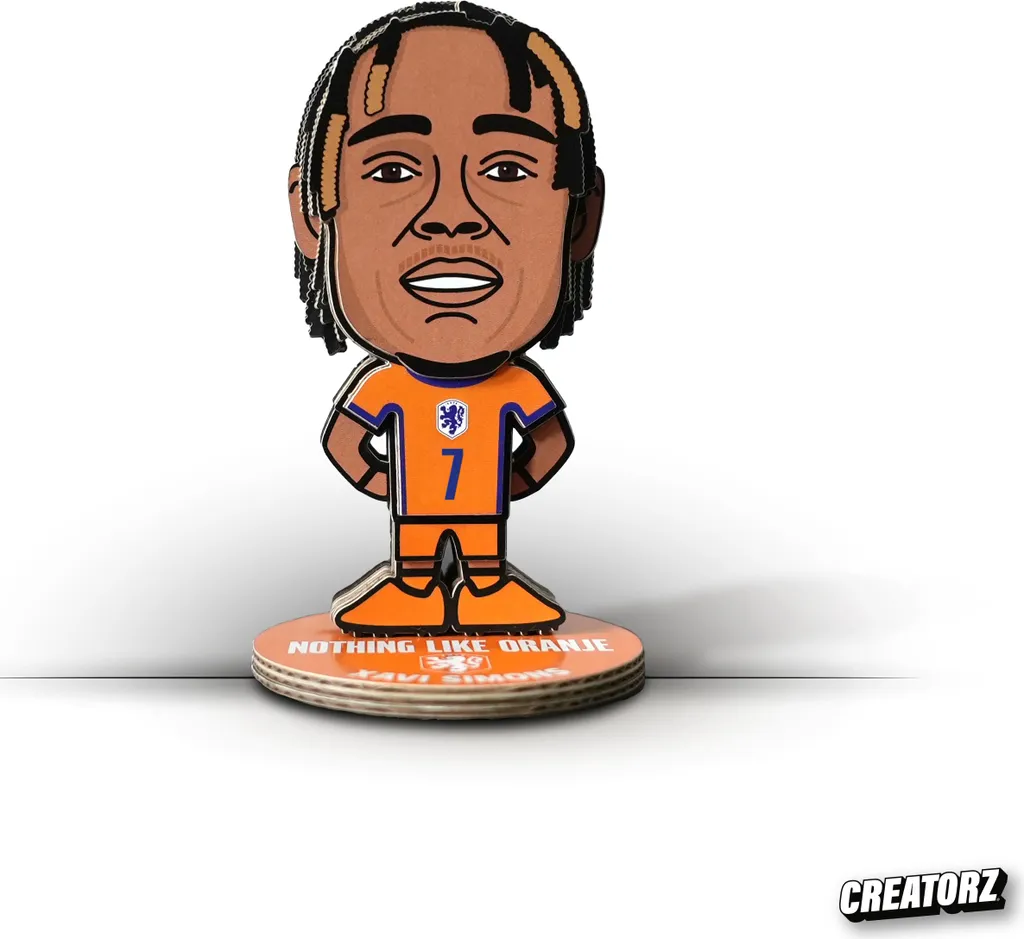 Statuette de football Xavi Simons CreatorZ 3D pour supporter