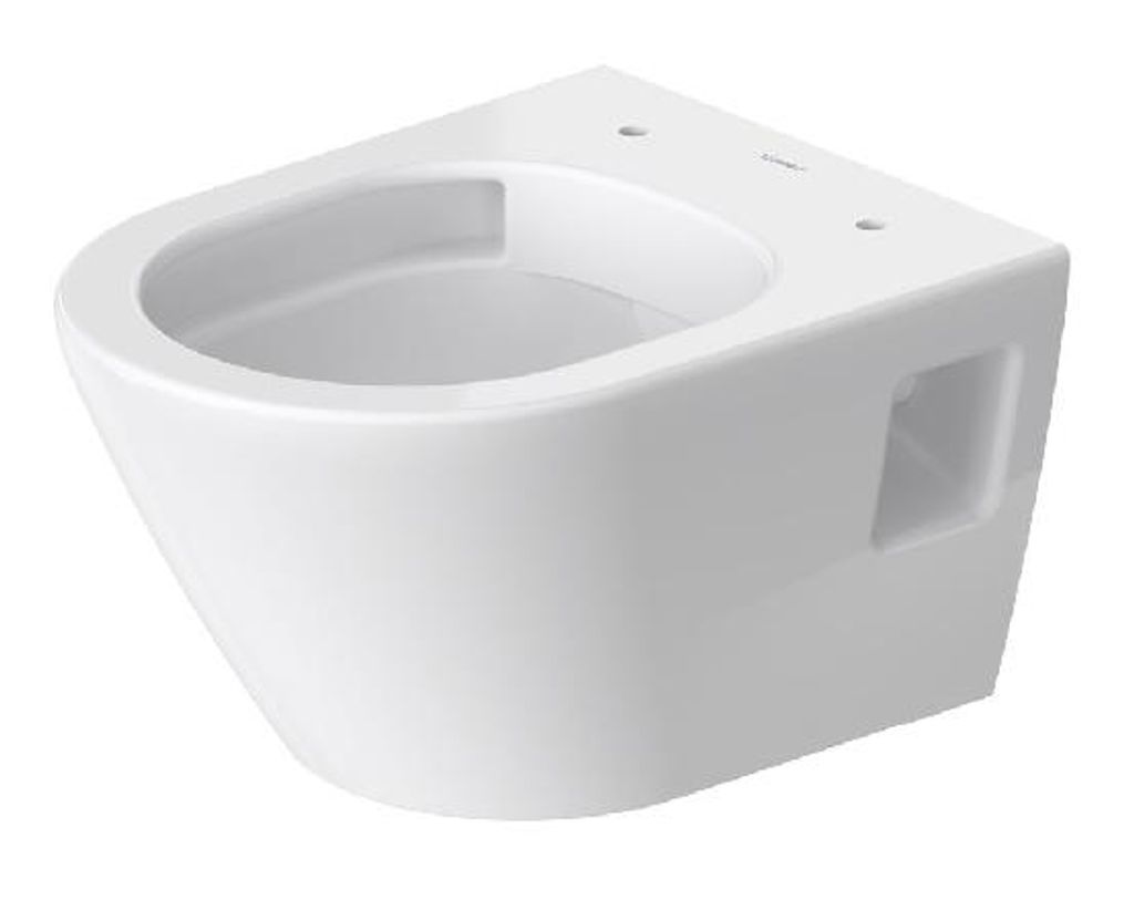 Duravit D-Neo Wand-WC Compact, Tiefspüler, Abgang: waagerecht, spülrandlos, 370x480x400mm, 25870900001
