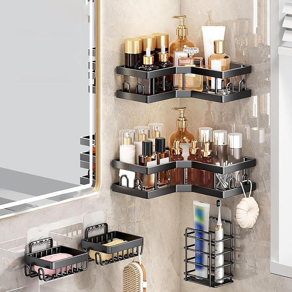 Étagère de douche, étagère de douche sans perçage, étagère Image du produit 