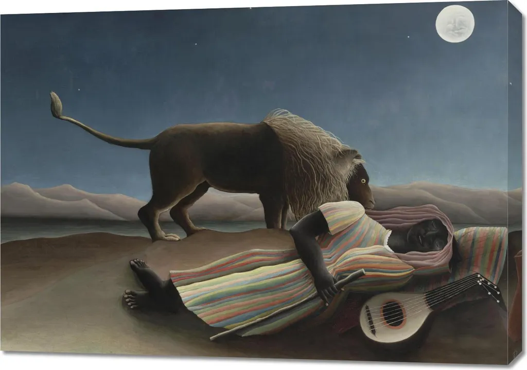 Habillez votre grand mur vide avec ce tableau Rousseau Vintage 100x70 cm