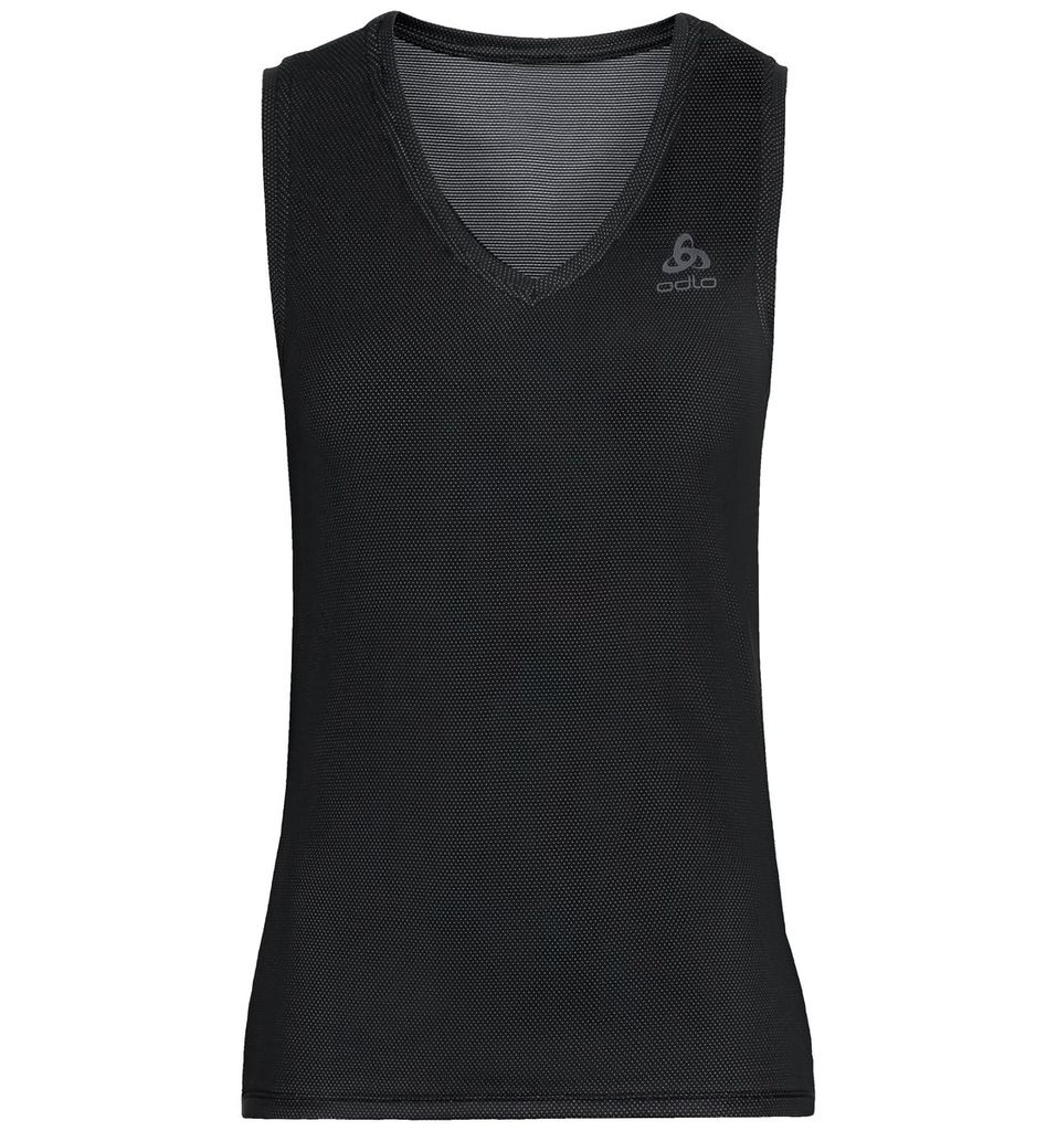ODLO Bl Top V-Neck Singlet Active F-Dry Light ECO SCHWARZ XXL