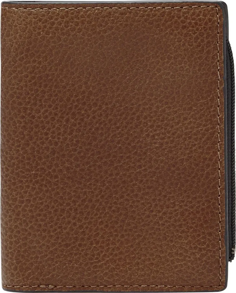 FOSSIL Pelle portafoglio porta carte di credito Thad Modular 3-in-1 Wallet Medium Brown marrone