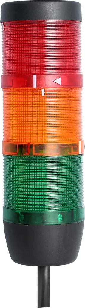 Sicurezza Macchine: Colonna STEX24 LED 70mm 24V | Segnale 3 Colori