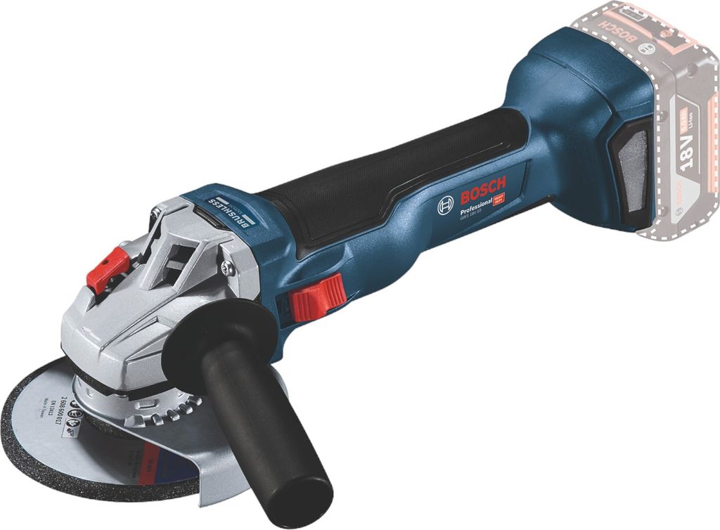 Bosch Akku-Winkelschleifer GWS 18V-10, Solo Version, Karton Produktbild 