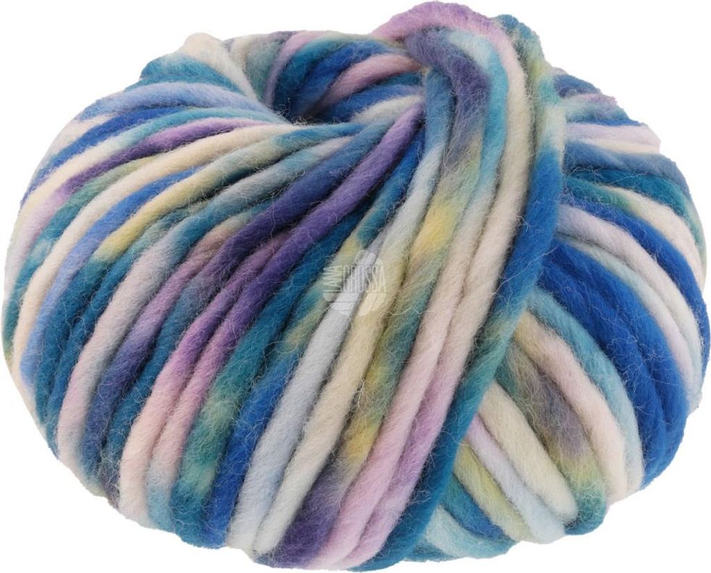 Lana Grossa CONFETTI 100 g Farbexplosion buntes Produktbild 
