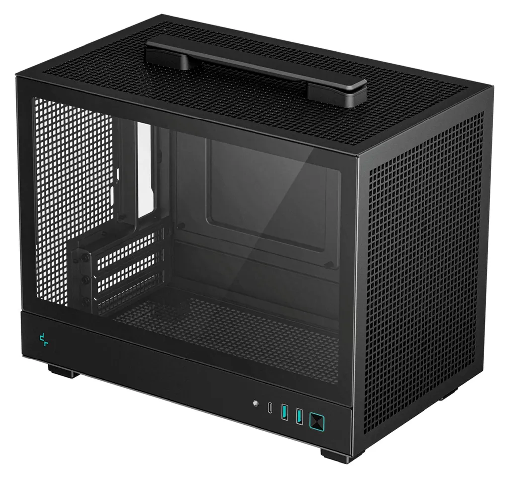 Boîtier PC Portable DeepCool CH160 - Idéal Setup Gaming Mini-ITX Noir