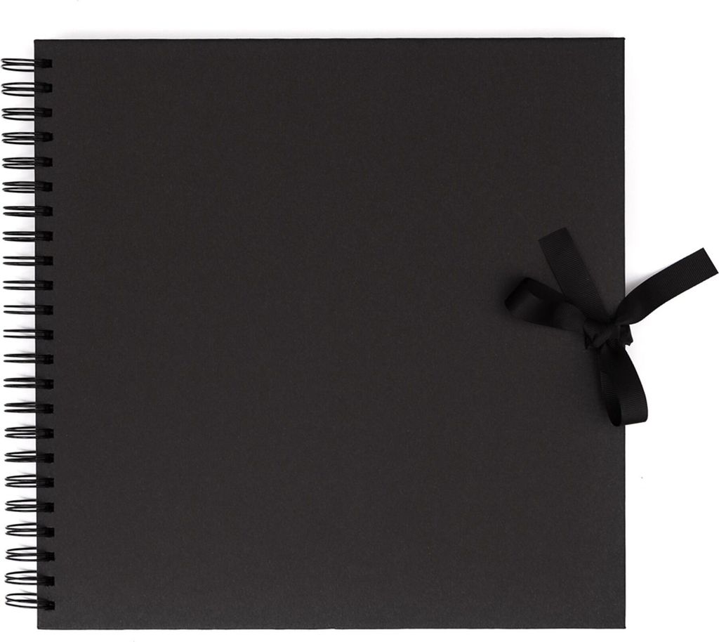 Scrapbook Album 30,5 x 30,5 cm, 40 Blätter, Schwarz, Produktbild 