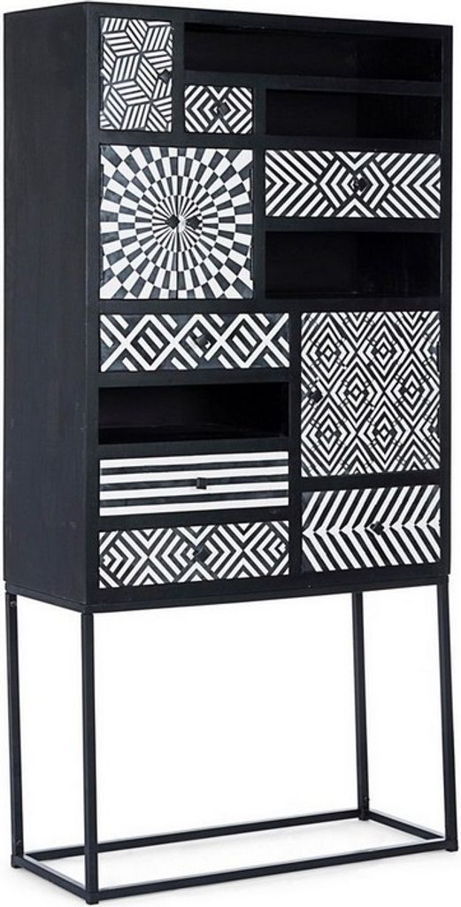 Highboard Janesh 90 x 180 x 35 cm Mangoholz